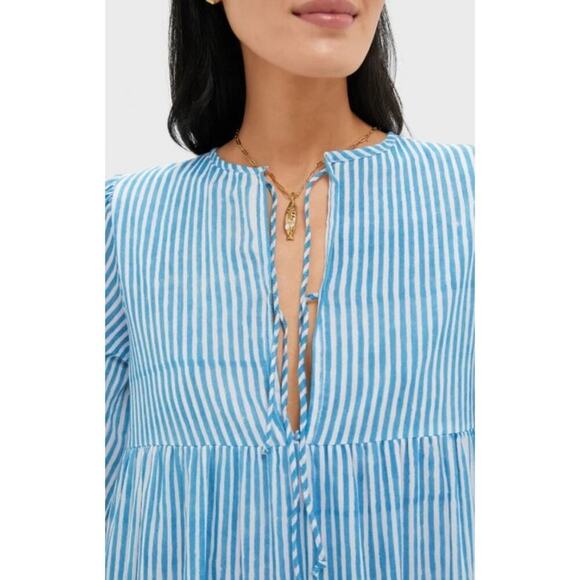 Emerson Fry India Collection Isla Dress/Beach Cover Up Sunday Stripe Size XS/S - Picture 3 of 7